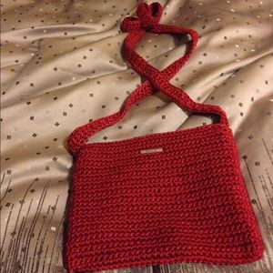 Burgundy Over The Shoulder Crossbody Bag